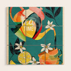 Tea Time 3 Wood Wall Art Gallery Image 1