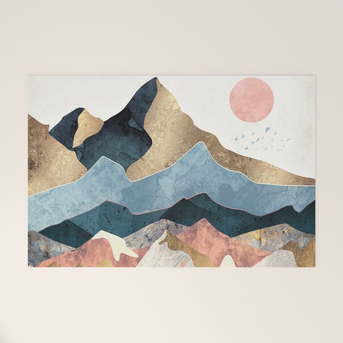 Golden Peaks Welcome Mat Gallery Image 1