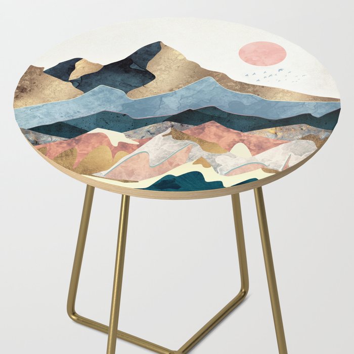 Golden Peaks Side Table Gallery Image 2
