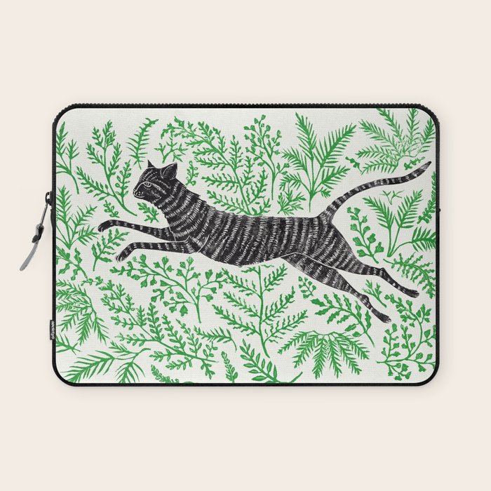 Running Through Ferns Laptop Sleeve Gallery Image 1