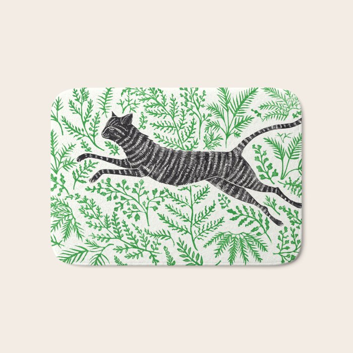 Running through Ferns Bath Mat Gallery Image 1