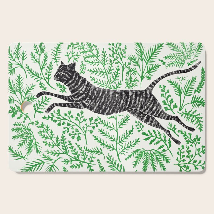 Running through Ferns Cutting Board Gallery Image 1
