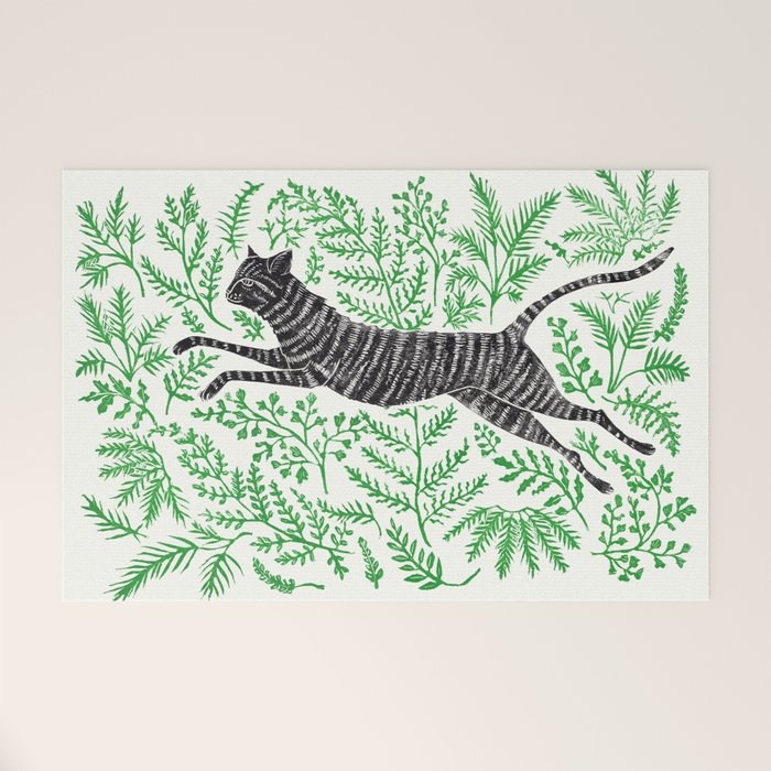 Running through Ferns Welcome Mat Gallery Image 1