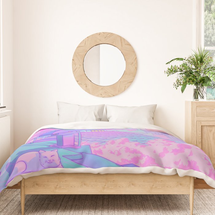 Fuji Blossom Duvet Cover Gallery Image 3