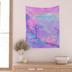 Fuji Blossom Wall Tapestry Gallery Image 2