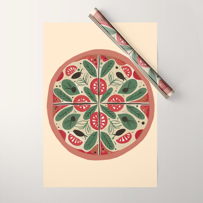 Pizza Party Wrapping Paper Gallery Image 1
