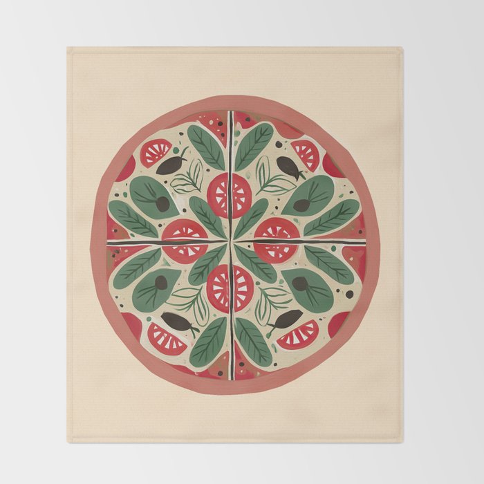 Pizza Party Throw Blanket Gallery Image 2
