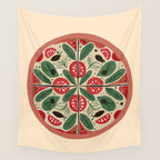 Pizza Party Wall Tapestry Gallery Image 4