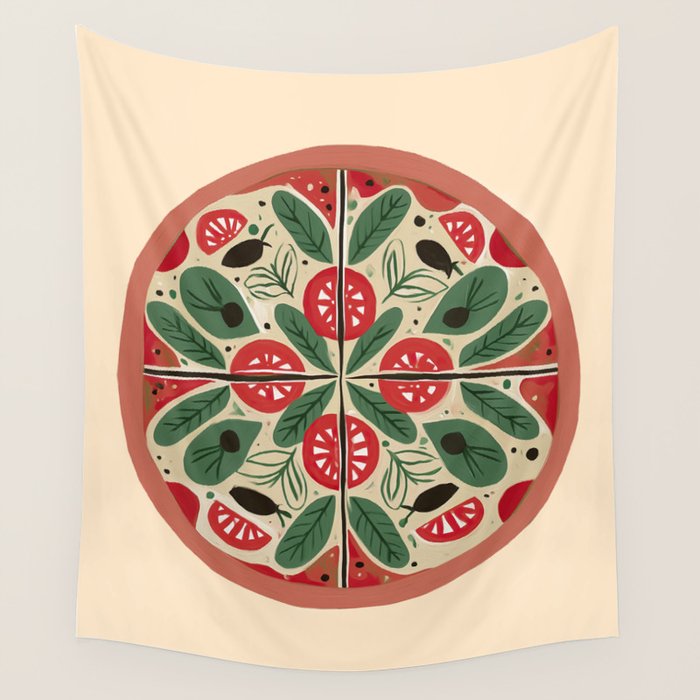 Pizza Party Wall Tapestry Gallery Image 4