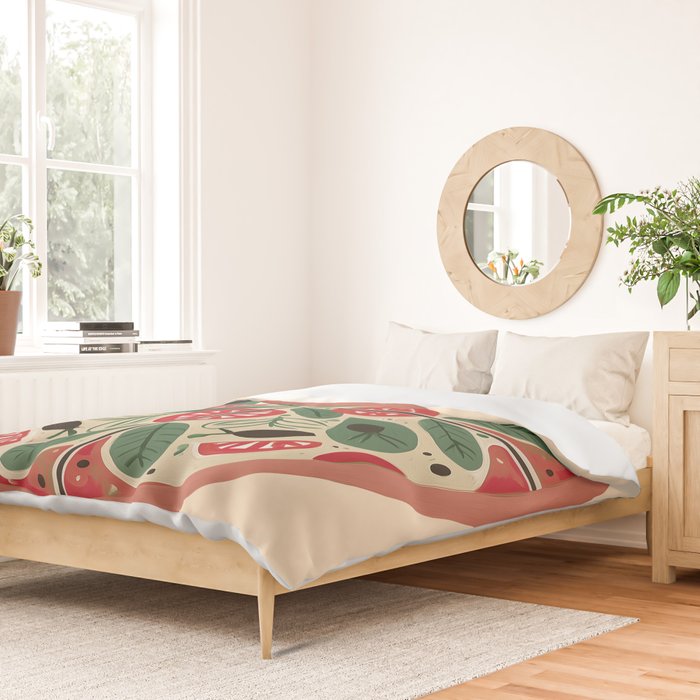 Pizza Party Duvet Cover Gallery Image 2