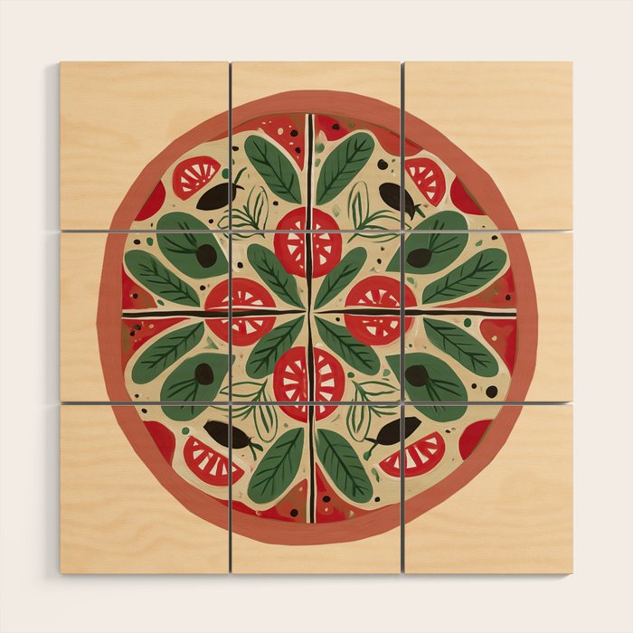 Pizza Party Wood Wall Art Gallery Image 1
