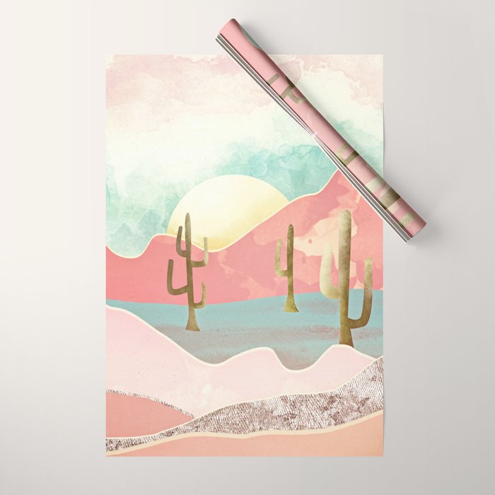 Desert Mountains Wrapping Paper Gallery Image 1