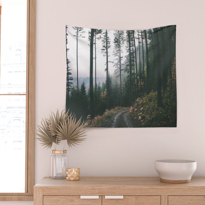 Forest Drive Wall Tapestry Gallery Image 2