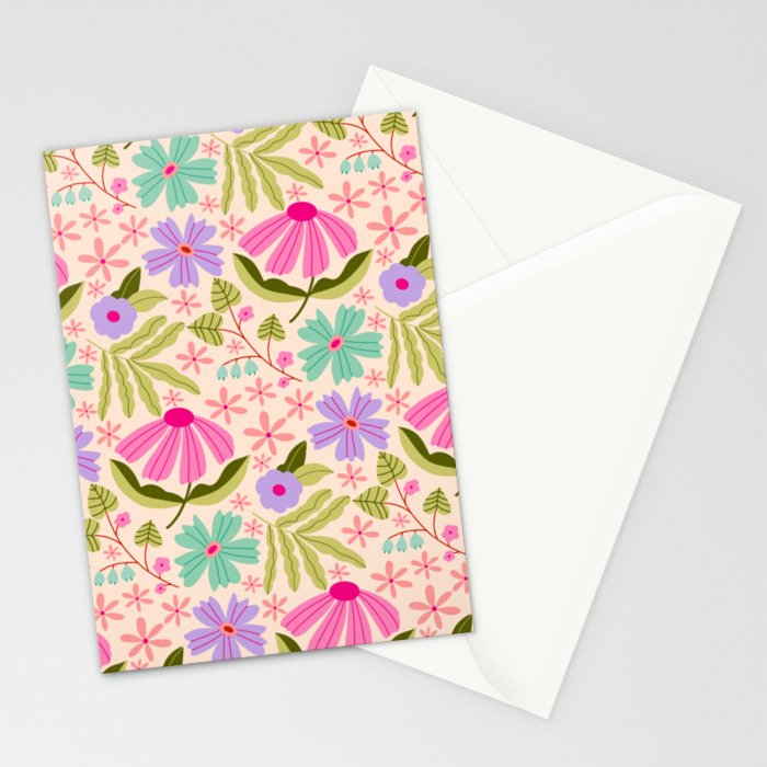Colorful Garden - summer vibe Stationery Card Gallery Image 2