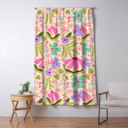 Colorful Garden - summer vibe Window Curtain Gallery Image 5