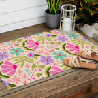 Colorful Garden - summer vibe Outdoor Rug Gallery Image 2
