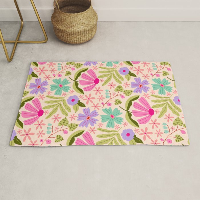 Colorful Garden - summer vibe Rug Gallery Image 1