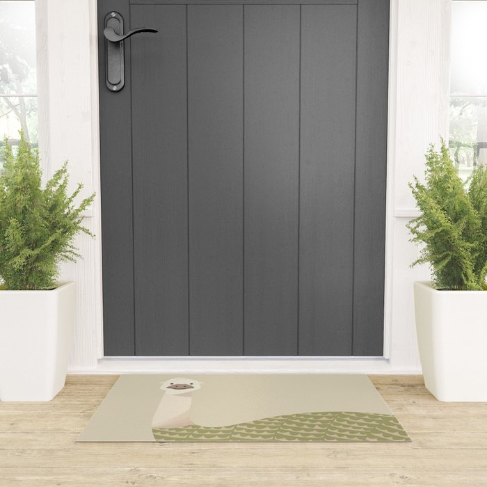 Whimsical Emu Welcome Mat Gallery Image 3