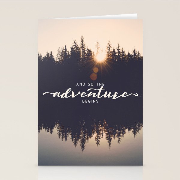 And So the Adventure Begins II Stationery Card Gallery Image 2