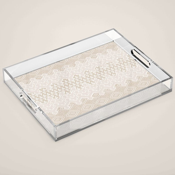 Akra in Tan Acrylic Tray Gallery Image 1