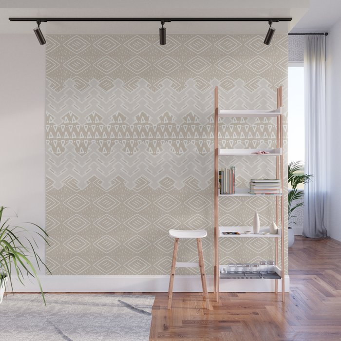 Akra in Tan Wall Mural Gallery Image 1