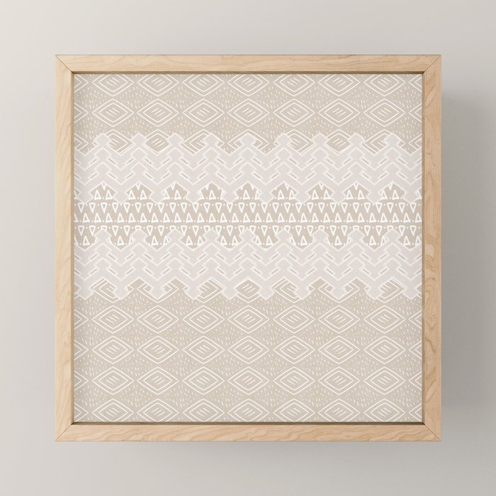 Akra in Tan Mini Art Print Gallery Image 1