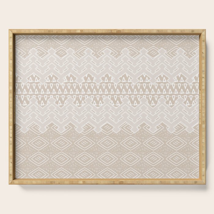 Akra in Tan Serving Tray Gallery Image 1