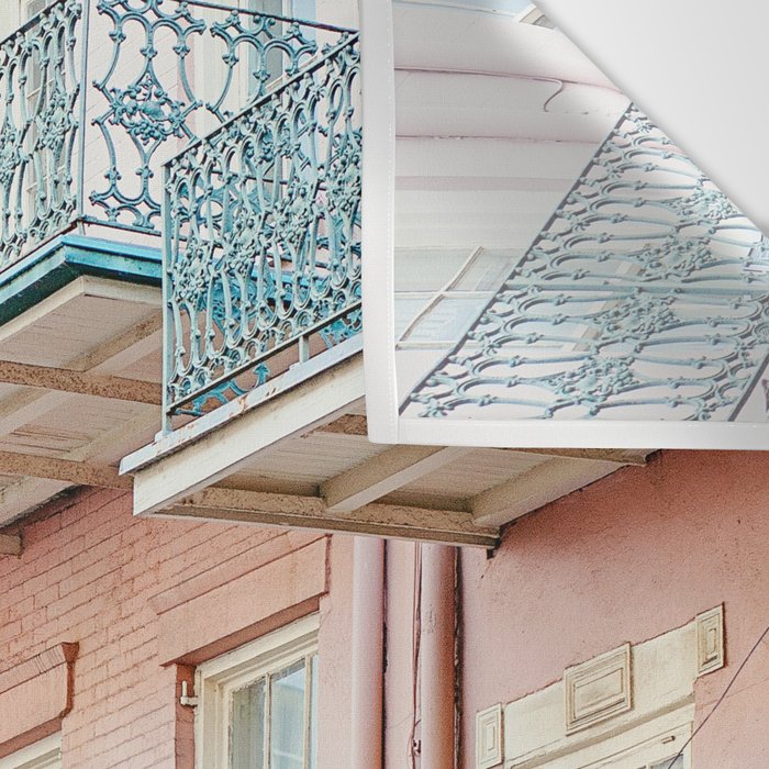 French Quarter, New Orleans Travel Photography Wall Tapestry Gallery Image 3