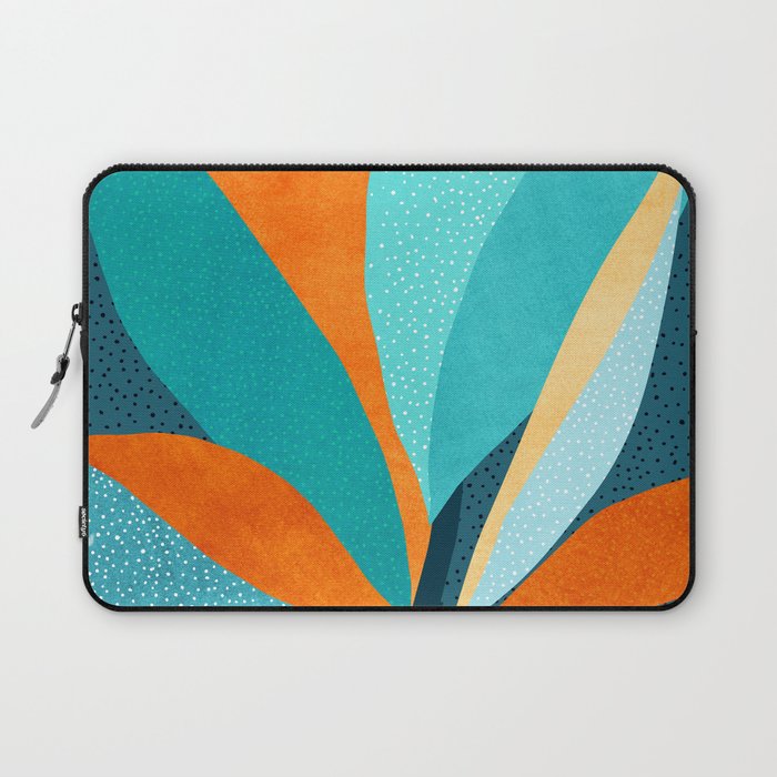 Abstract Tropical Foliage Laptop Sleeve Gallery Image 1