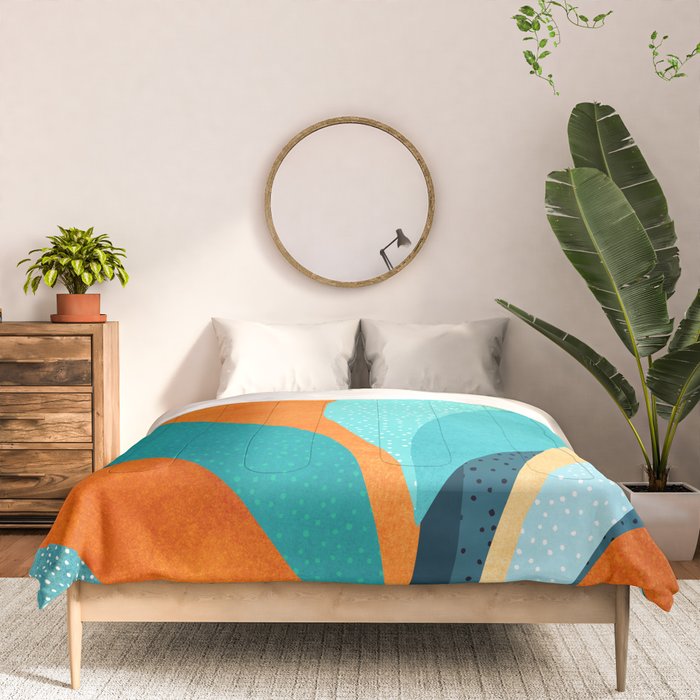 Abstract Tropical Foliage Comforter Gallery Image 3