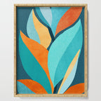 Abstract Tropical Foliage Serving Tray Gallery Image 1