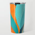 Abstract Tropical Foliage Travel Mug Gallery Image 1
