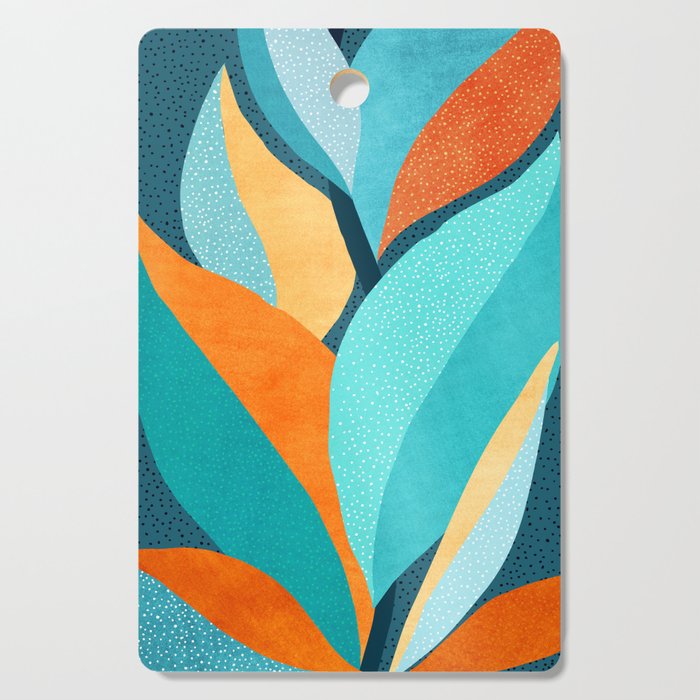 Abstract Tropical Foliage Cutting Board Gallery Image 1