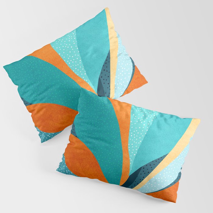 Abstract Tropical Foliage Pillow Sham Gallery Image 3