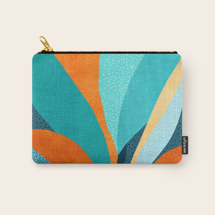 Abstract Tropical Foliage Carry All Pouch Gallery Image 1