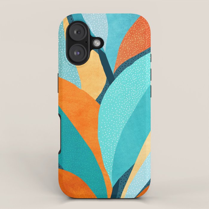 Abstract Tropical Foliage iPhone Case Gallery Image 1