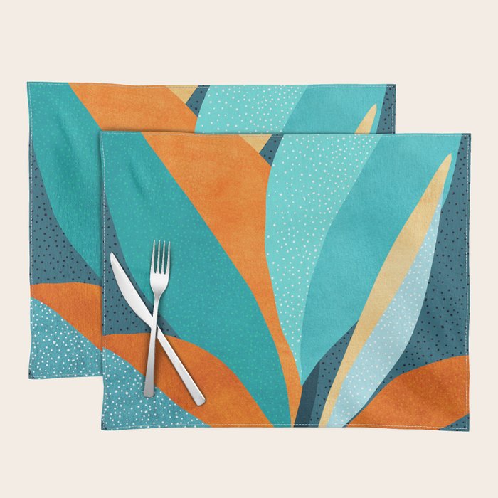 Abstract Tropical Foliage Placemat Gallery Image 1