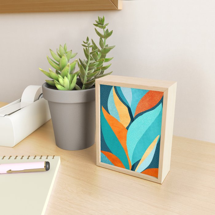 Abstract Tropical Foliage Mini Art Print Gallery Image 2