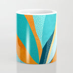 Abstract Tropical Foliage Coffee Mug Gallery Image 4