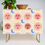 Retro Sun and Moon  Credenza Gallery Image 1