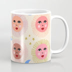 Retro Sun and Moon  Coffee Mug Gallery Image 1