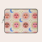 Retro Sun and Moon  Laptop Sleeve Gallery Image 1