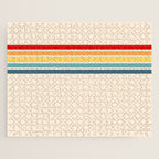 Takaakira - Classic Rainbow Retro Stripes Jigsaw Puzzle Gallery Image 1