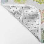 Spring Succulents Bath Mat Gallery Image 2