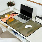 Golden Silence Modern Muse Desk Mat Gallery Image 2