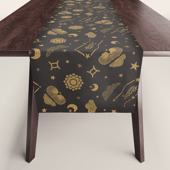 Gemini - Zodiac Sign Table Runner Gallery Image 1