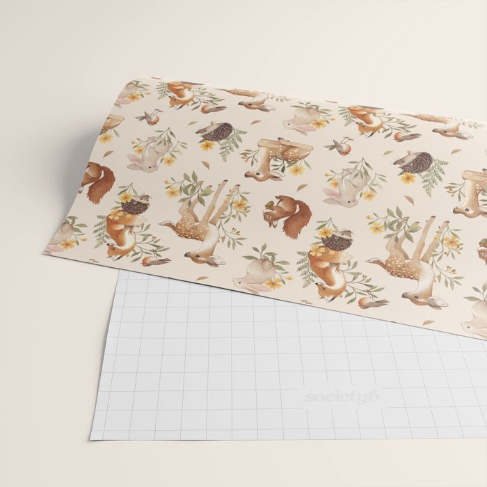 Meadow Friends Wrapping Paper Gallery Image 2