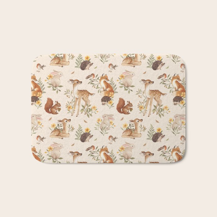 Meadow Friends Bath Mat Gallery Image 1