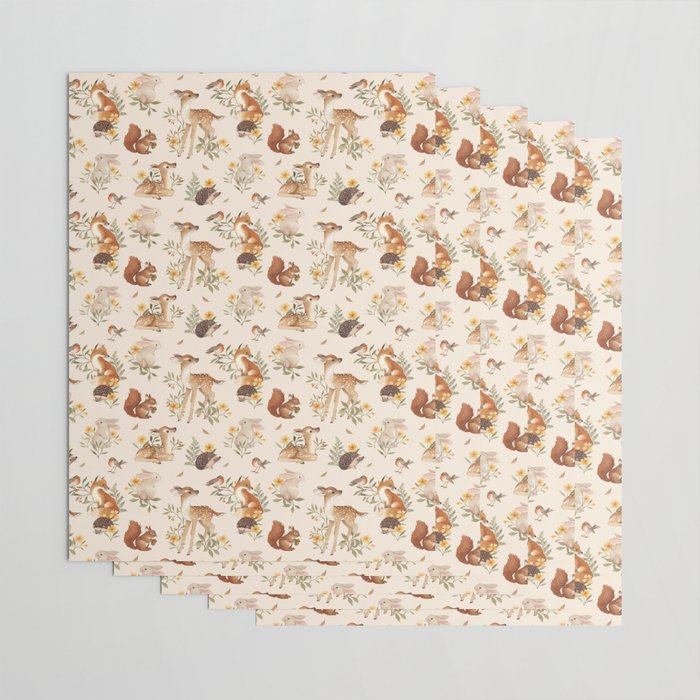 Meadow Friends Wrapping Paper Gallery Image 3