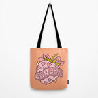 Cancer Zodiac Strawberry Tote Bag Gallery Image 2